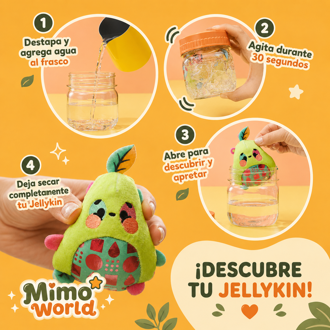 Magic JellyKins™ – Peluche Sorpresa Mágico con Agua - PRODUCTO VIRAL
