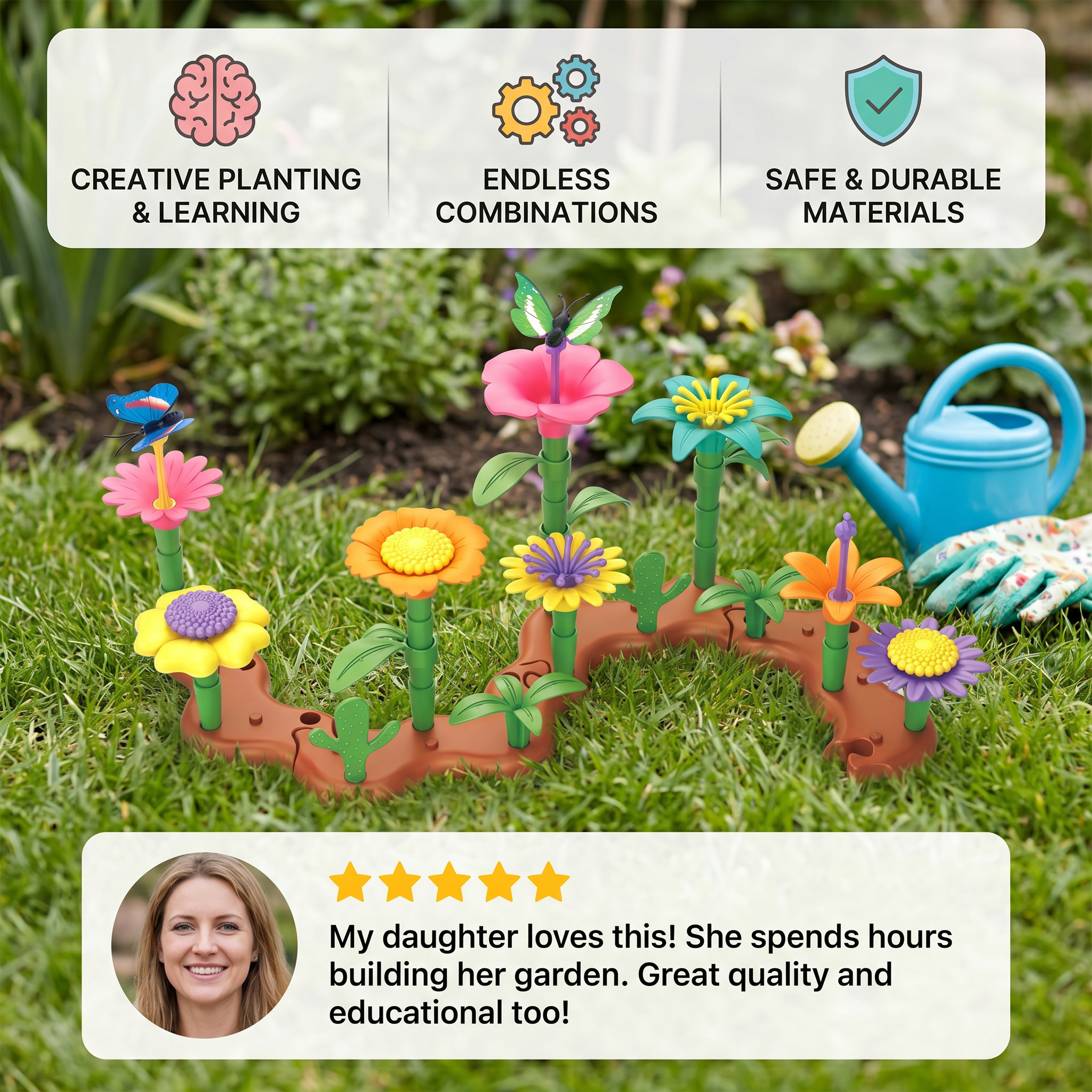 MimoGarden™ – Jardín de Flores para Construir