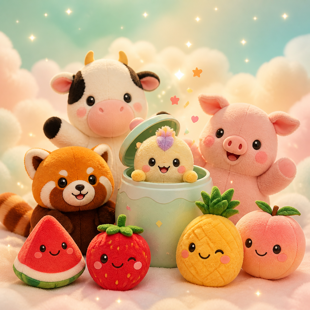 Colección Peluches y juguetes sorpresa