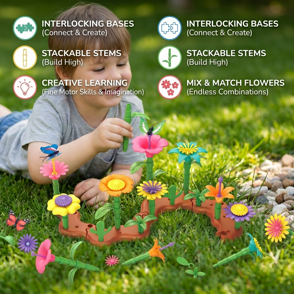 MimoGarden™ – Jardín de Flores para Construir