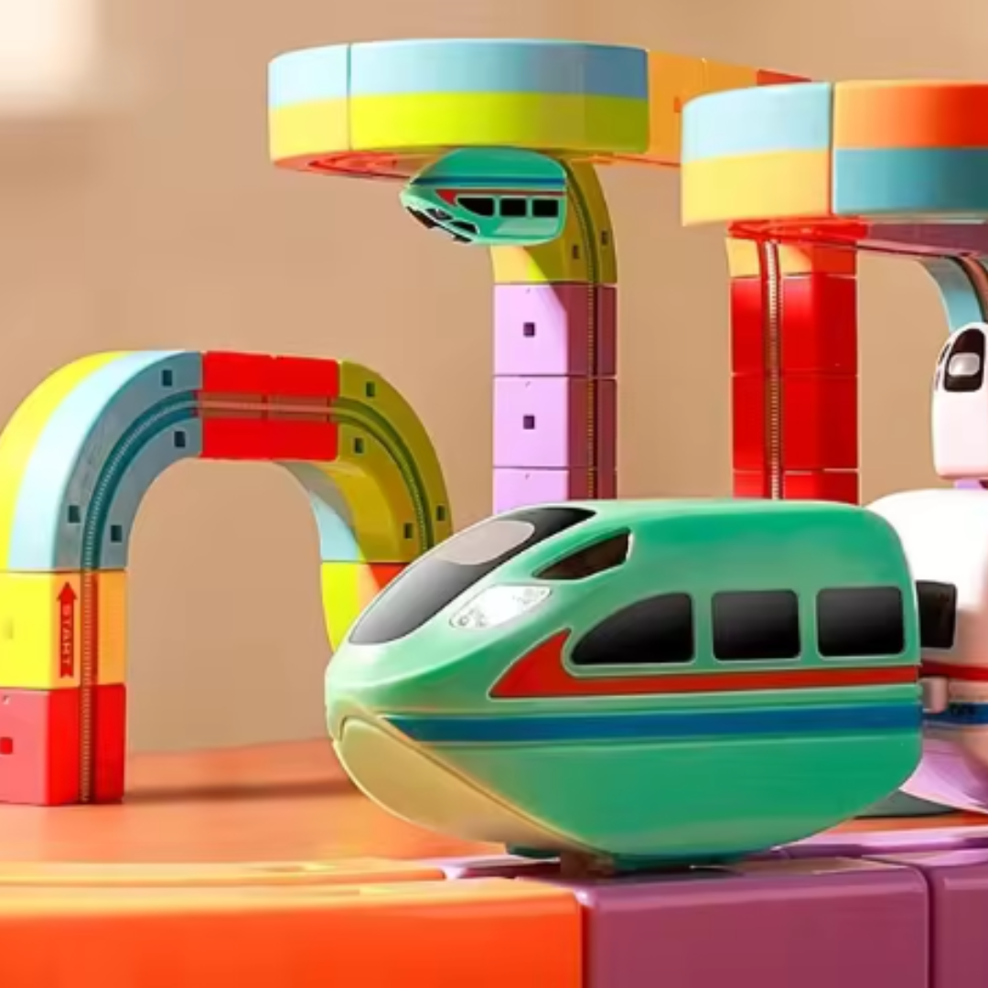 MimoTrack™ – Pista de Cubos para Construir