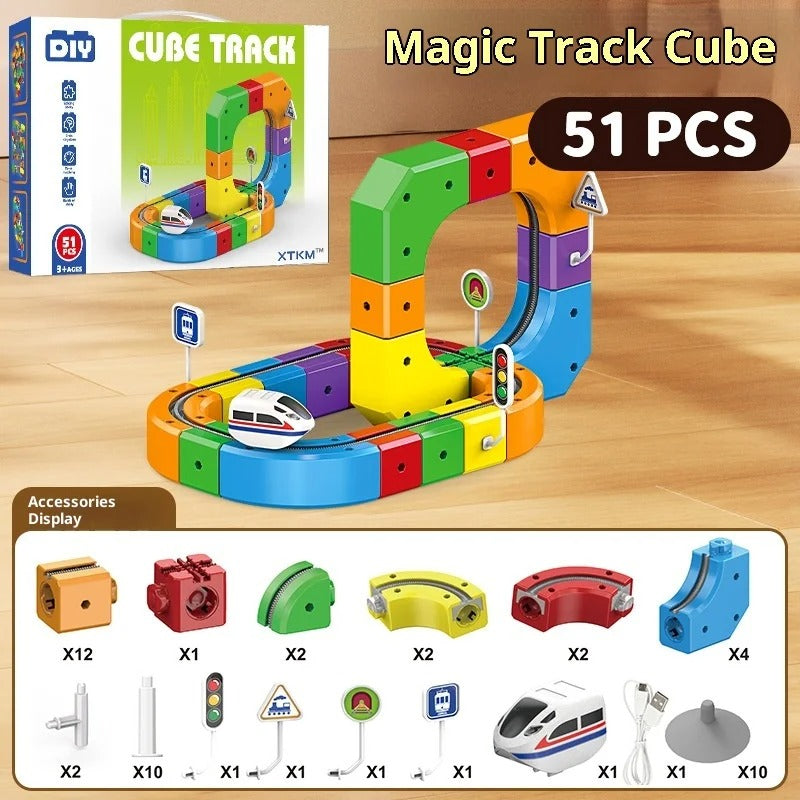 MimoTrack™ – Pista de Cubos para Construir