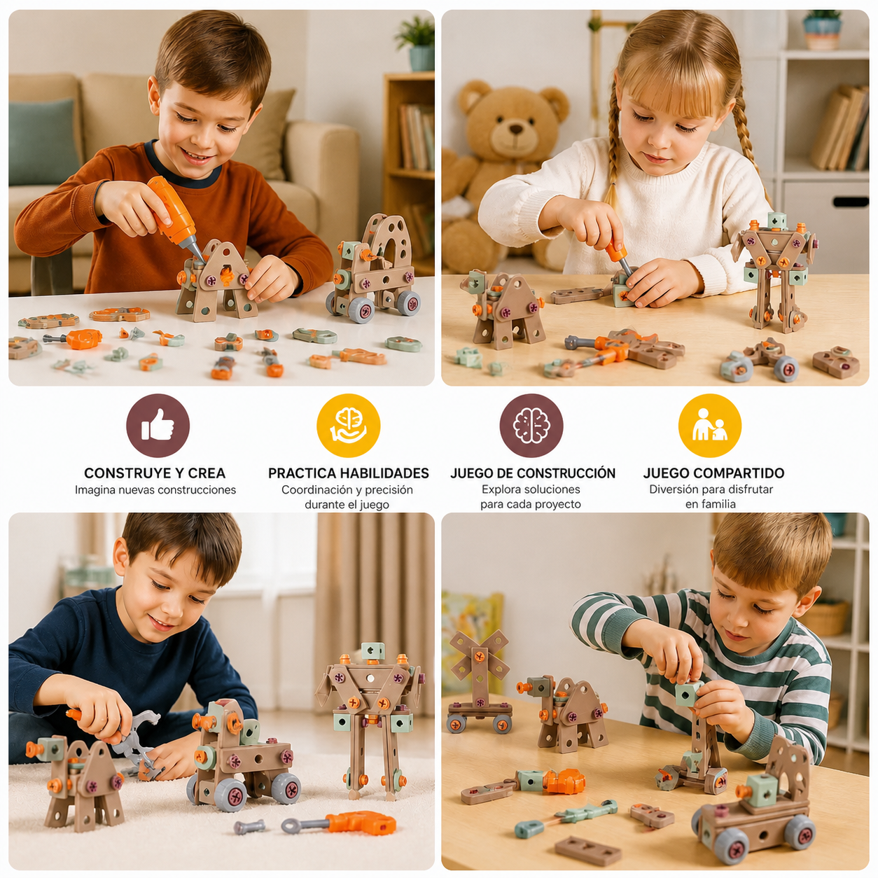 Beneficios del juego de construcción MimoBuilder