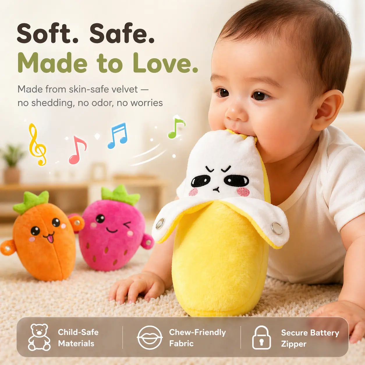 MimoMelody™ – Peluche Musical Sensorial Interactivo
